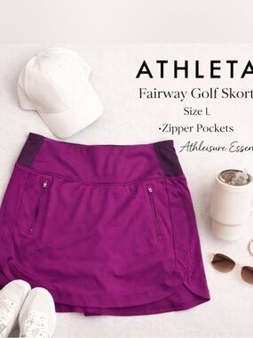 Athleta Magenta Purple Fairway Athletic Skort
